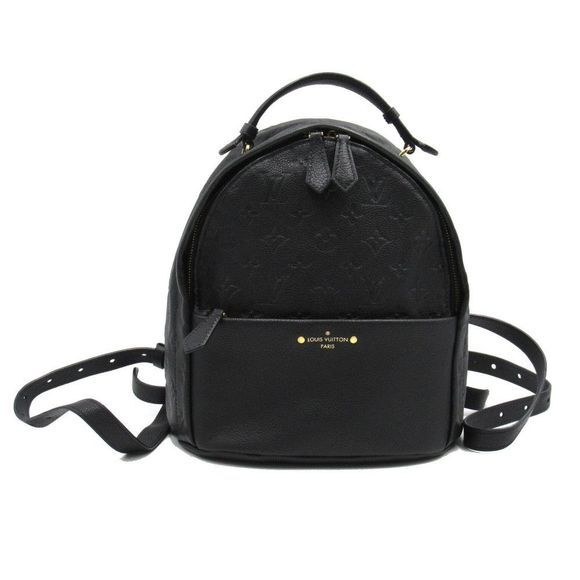 Louis Vuitton Rucksack Backpack Bag Leather Monogram Black - Picture 1 of 8